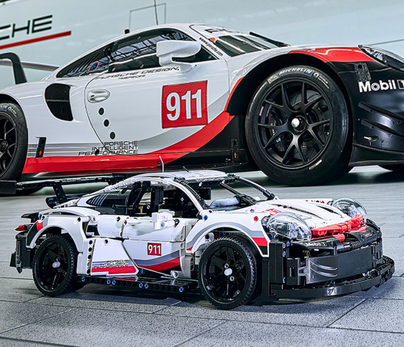 Porsche 911 RSR 1580pcs Technical Building Blocks Set Racing Car, Great Gift Kid