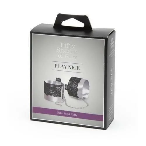 Fifty Shades of Grey – Play Nice Satin & Lace Wrist Cuffs