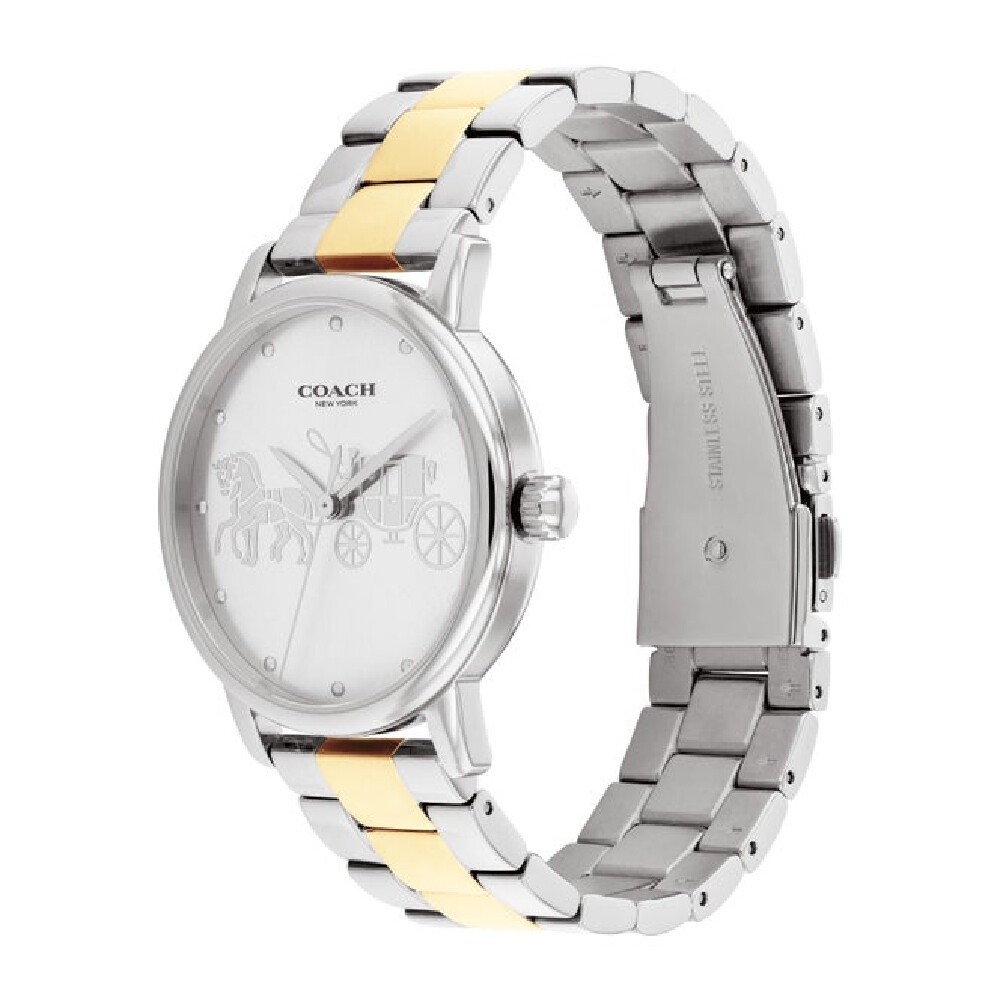 COACH รุ่น CO14503943 นาฬิกาข้อมือผู้หญิง สายสแตนเลส Two-Tone หน้าปัด 36 มม.